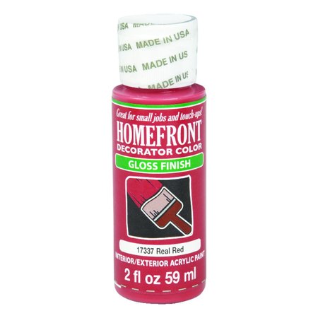 HOMEFRONT Gloss Real Red Hobby Paint 2 oz 17337